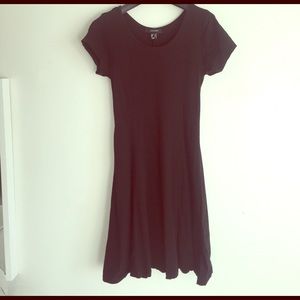 Classic Black Scoop Neck Dress