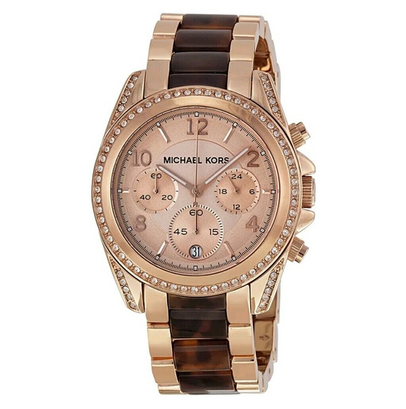 NWT Michael kors Blair rose gold watch