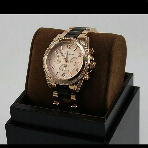 NWT Michael kors Blair rose gold watch main image 4