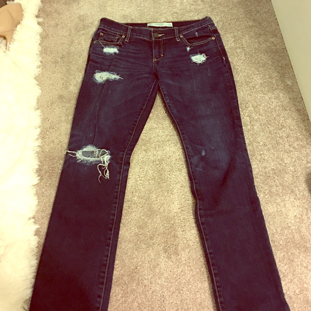 Abercrombie & Fitch Skinny Distressed Jeans