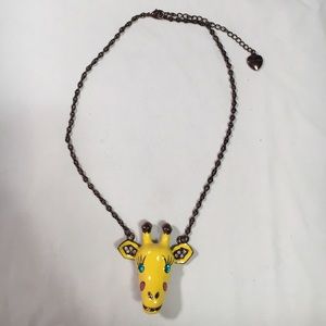 Betsey Johnson giraffe necklace