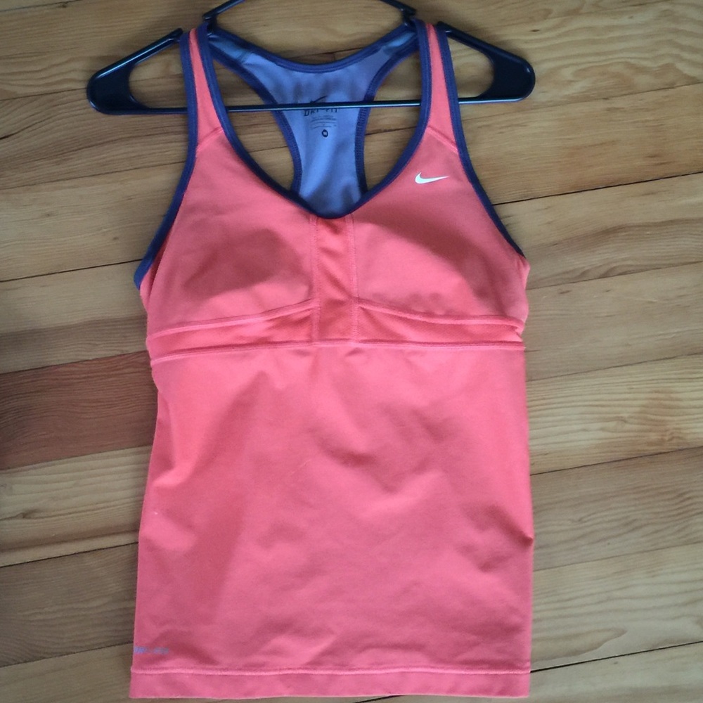 Orange Nike Top