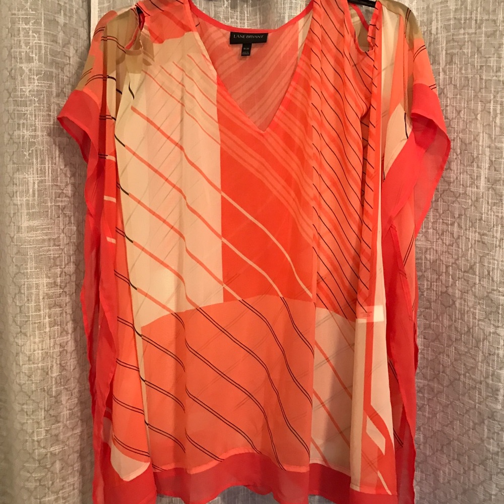 Lane Bryant sheer top