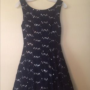 Navy blue formal dress