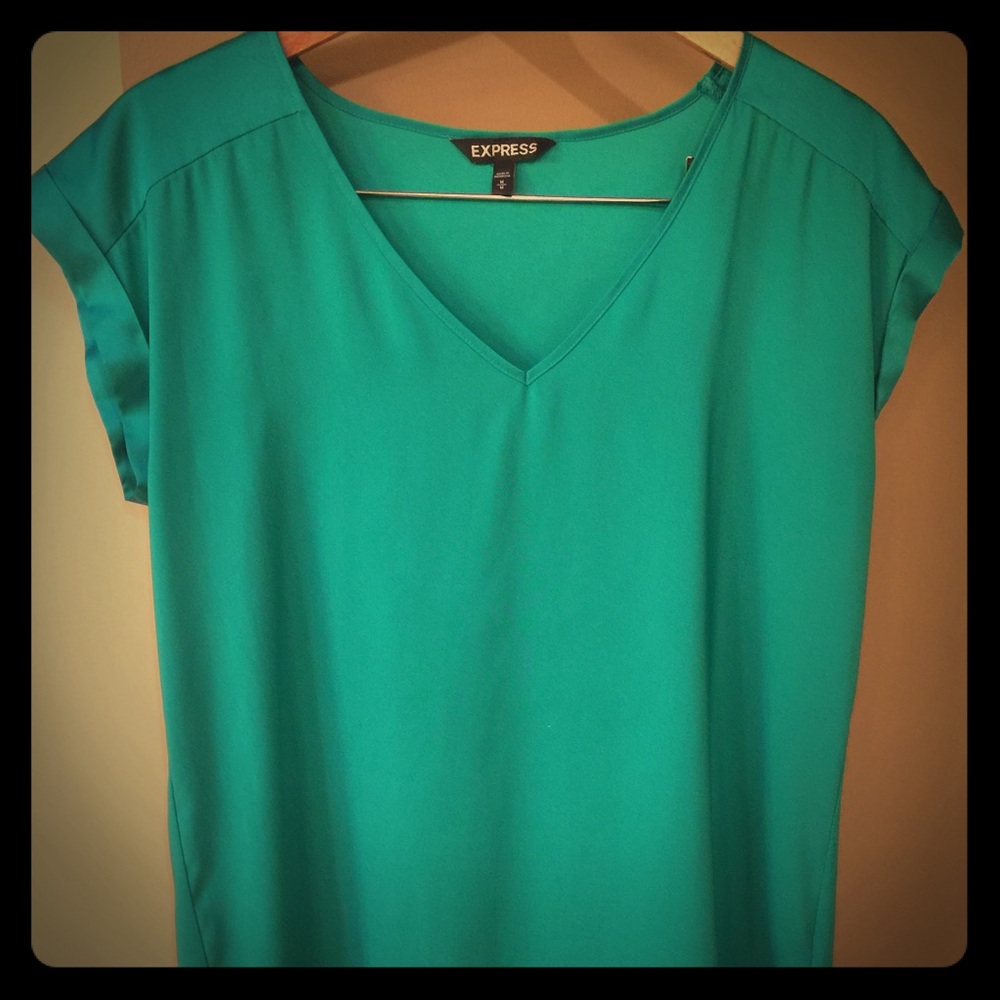 Express Emerald Green Blouse - Medium