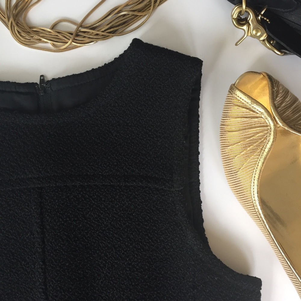 Theory • Wool shift dress