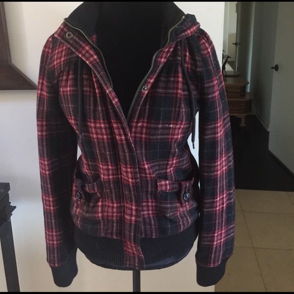 Roxy Jackets & Blazers - Roxy Plaid Jacket