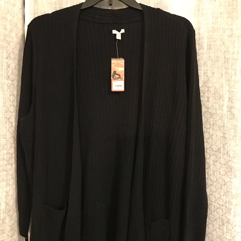 Sonoma black knit cardigan