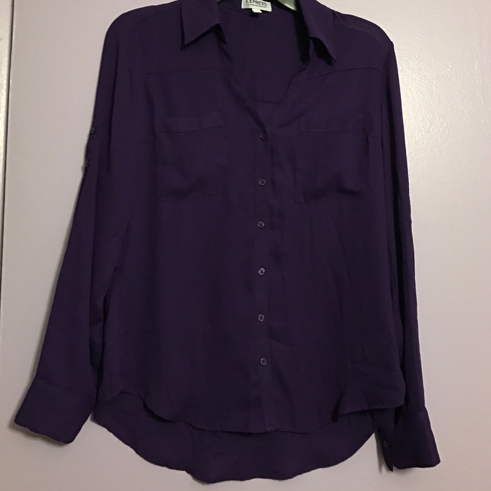 Express the Portofino Shirt chiffon
