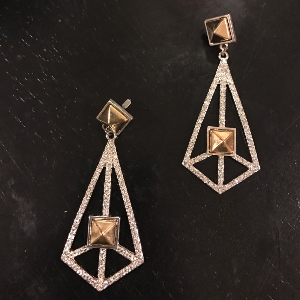 3x1inch rhinestone and stud earrings !