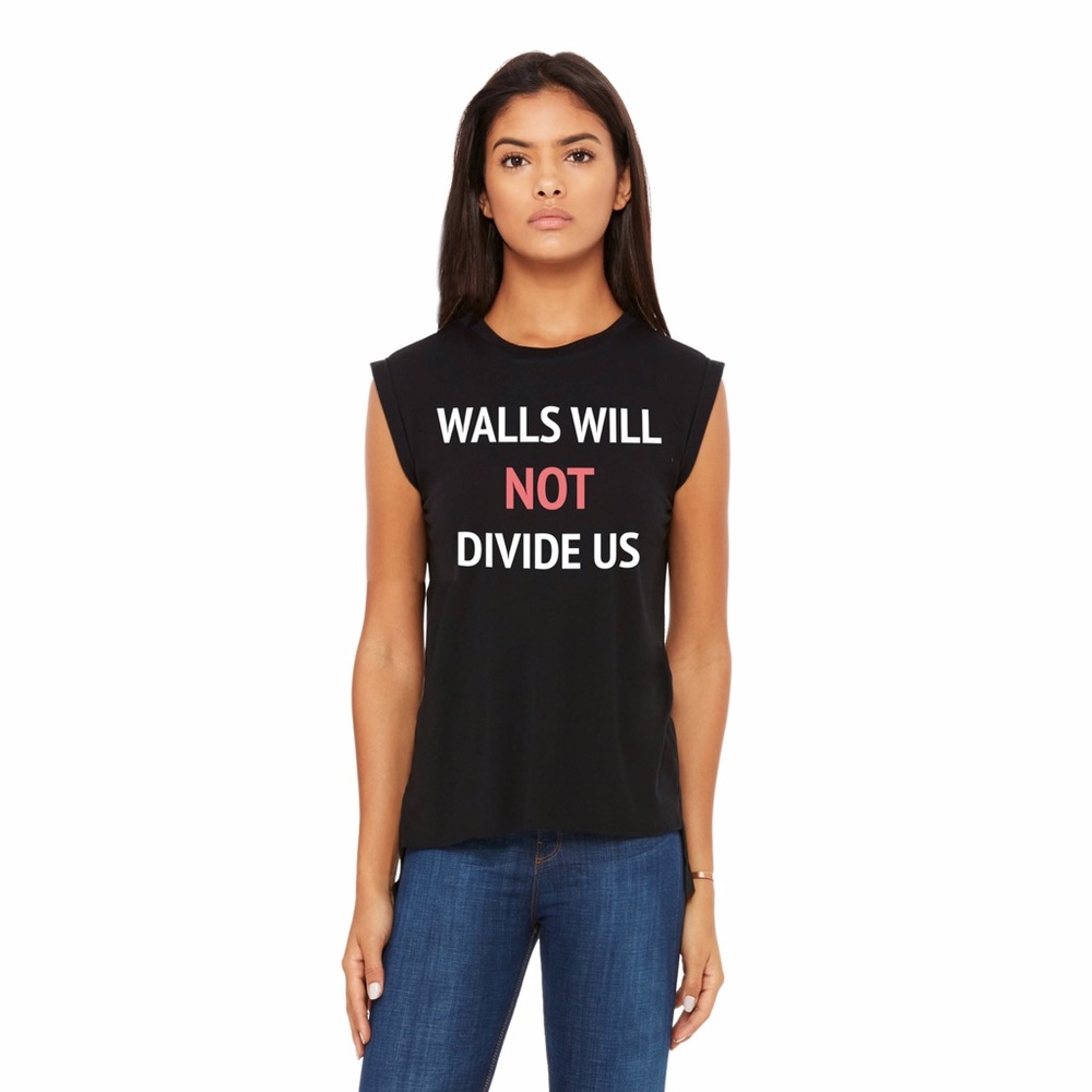 Walls will not divide us Tee