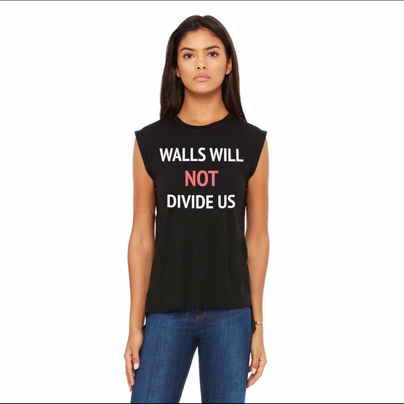 Walls will not divide us Tee - Picture 2 of 2