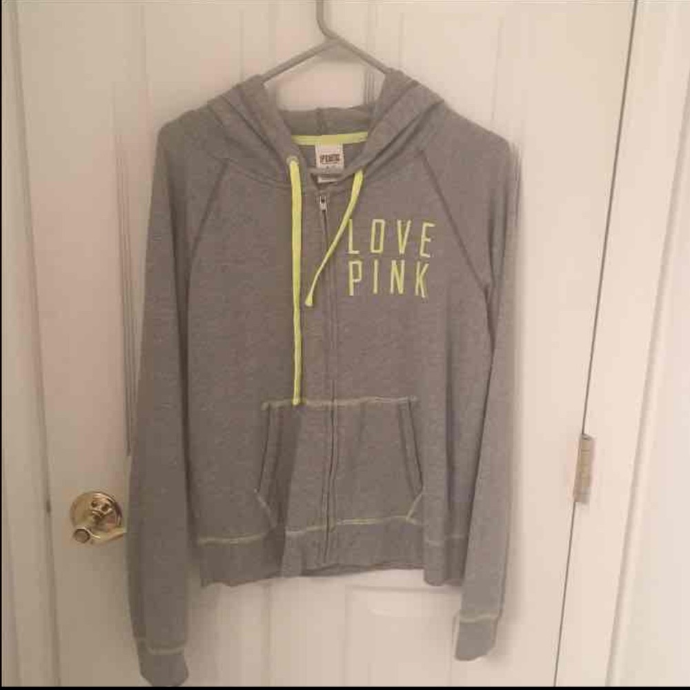 PINK zip up size medium