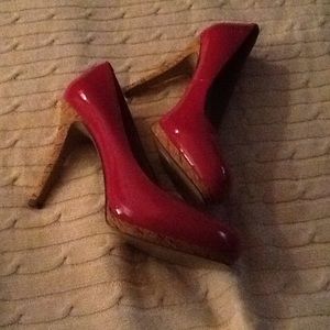 Nine West pink high heels