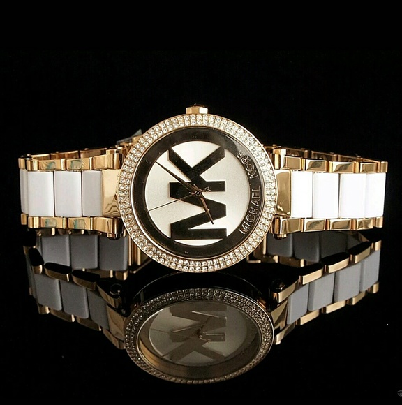 NWT Michael kors parker acetate watch