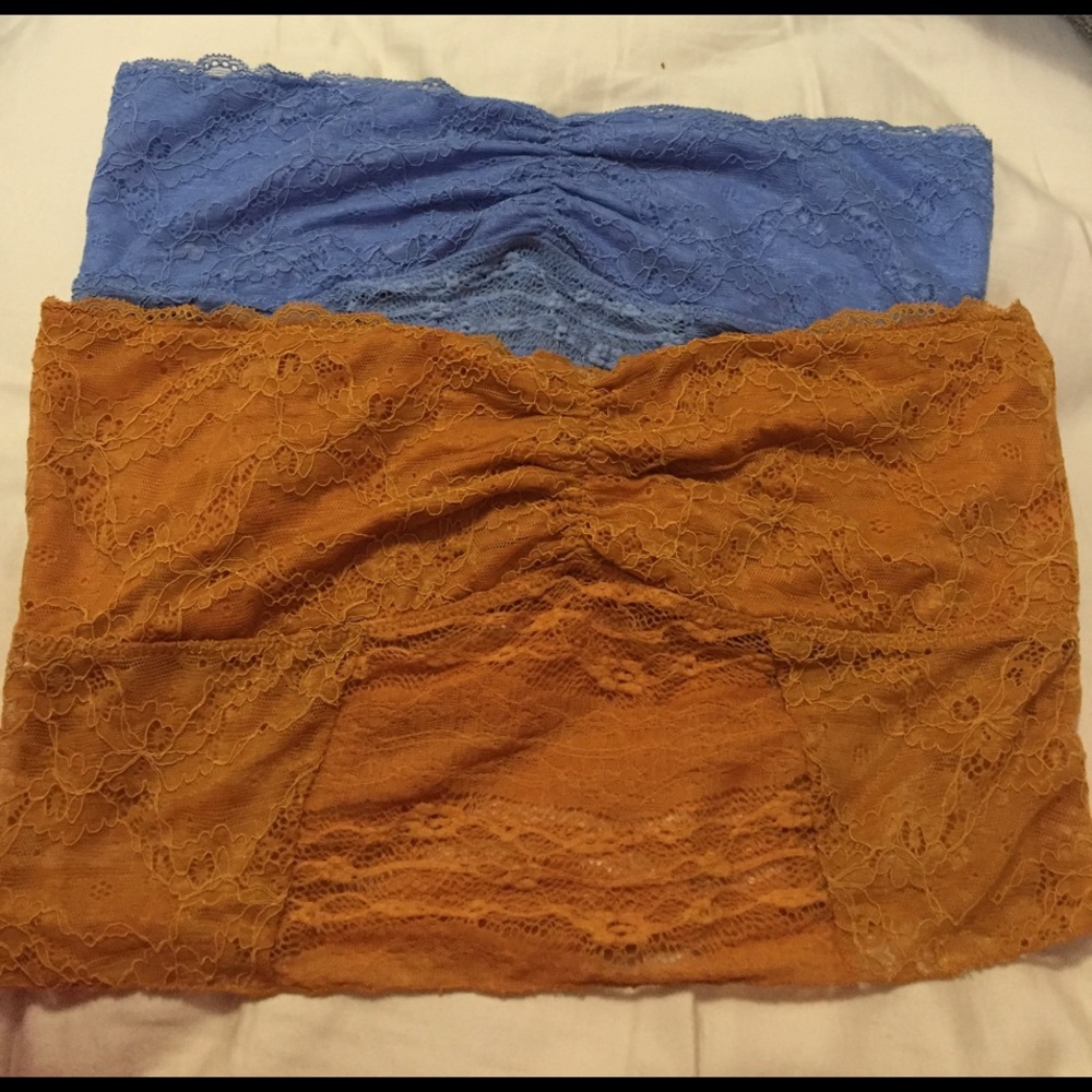 Free people tube top bralettes