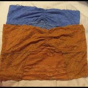 Free people tube top bralettes