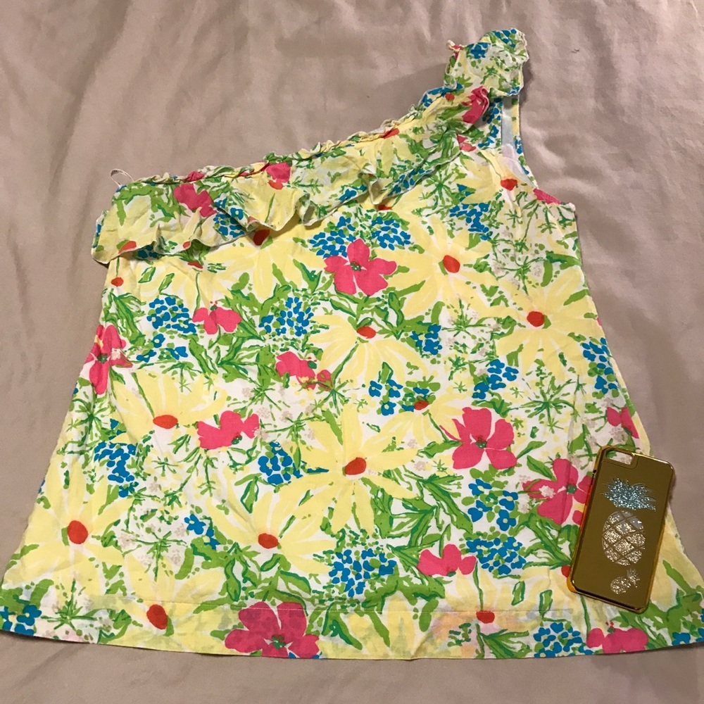 Lilly Pulitzer one shoulder top