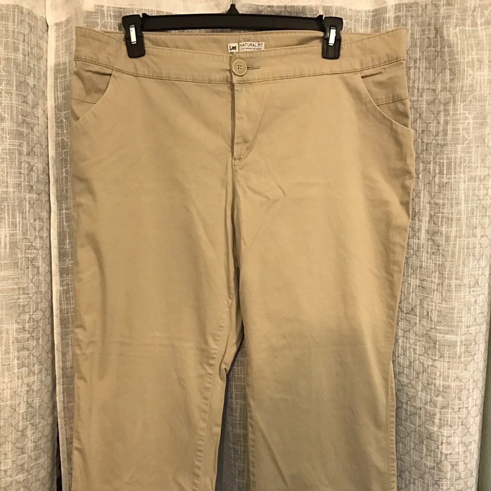 Lee Natural Fit Just Below the Waist Khakis