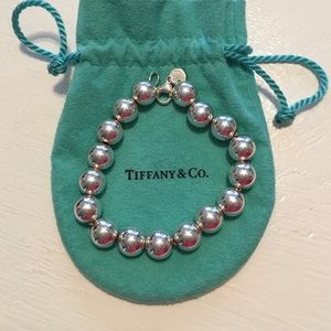 Tiffany & Company silver bead bracelet
