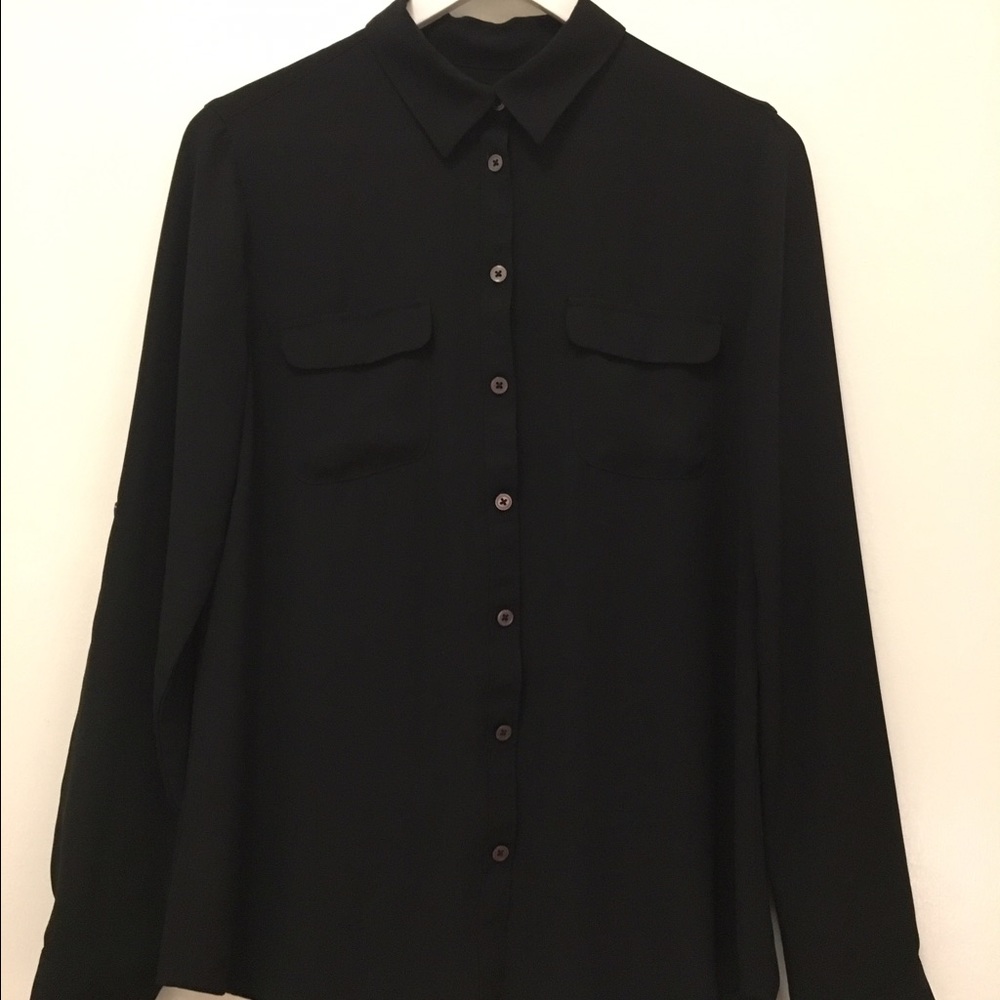 AT LOFT Utility Blouse, Medium