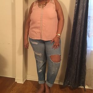 Pink blouse from Forever 21