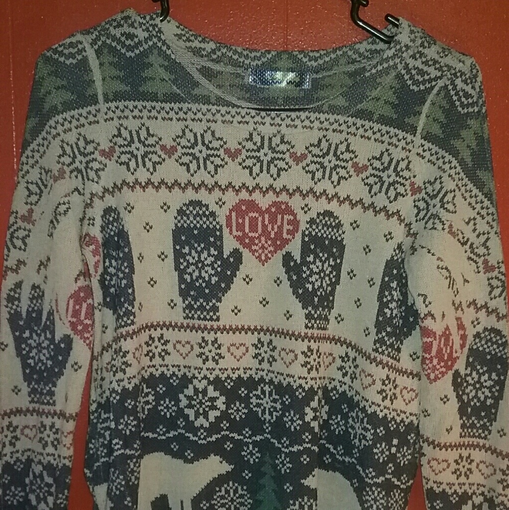 New  Cute Winter Theme Light weight Sweater