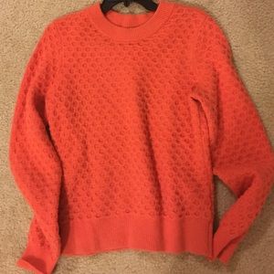 H&M Orange Wool Sweater size small