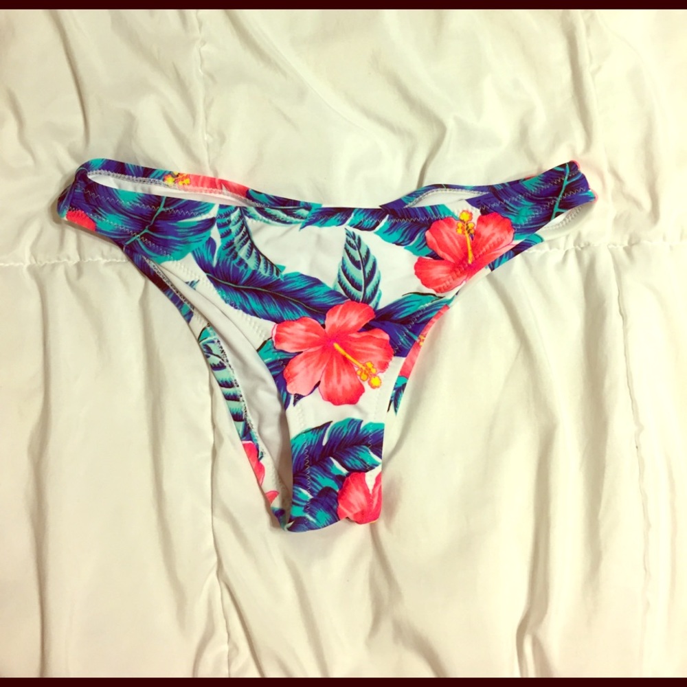 Colorful bathing suit bottoms