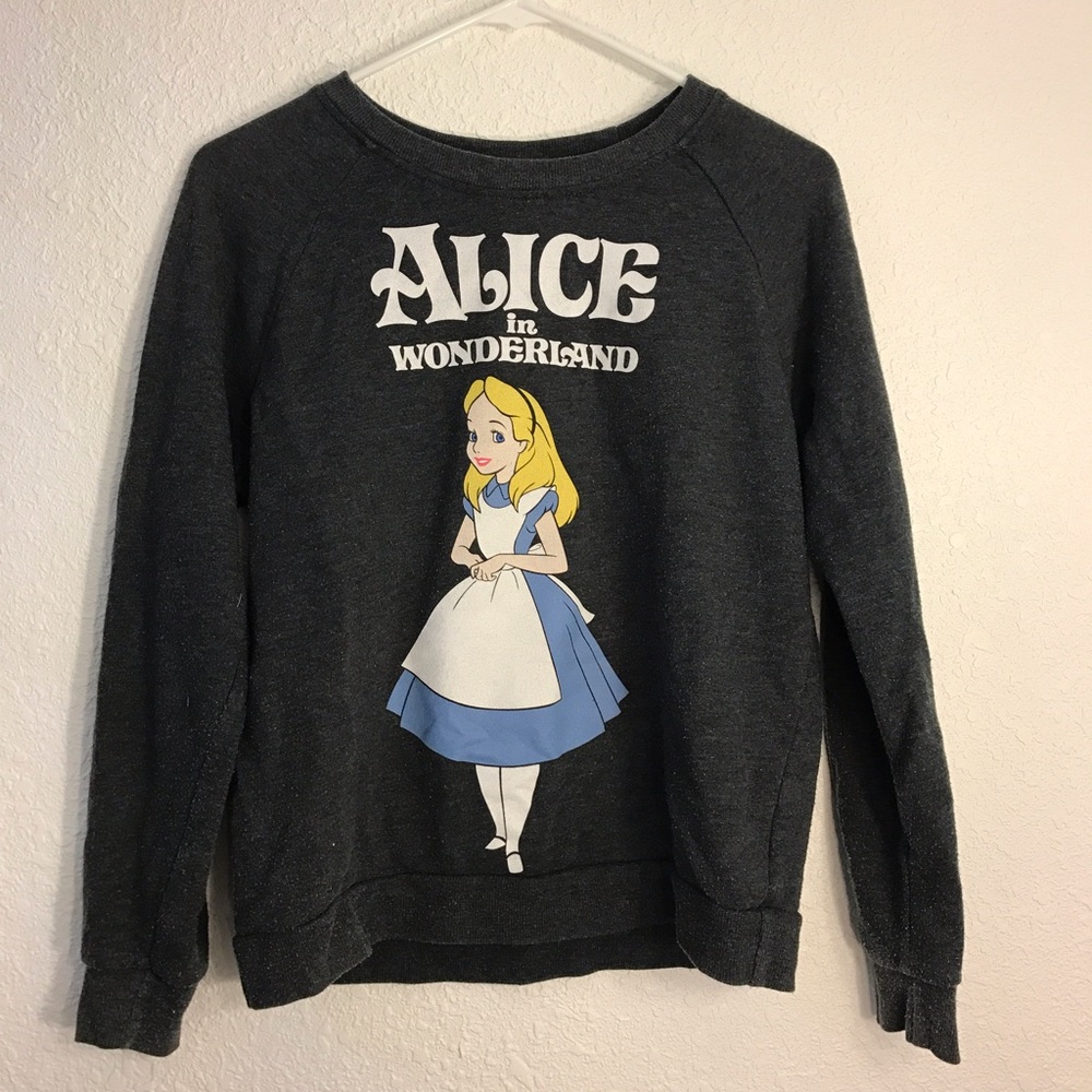 alice in wonder land sweatshirt