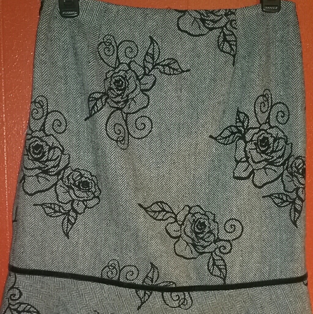 Fit and Flare Fully Lined Skirt