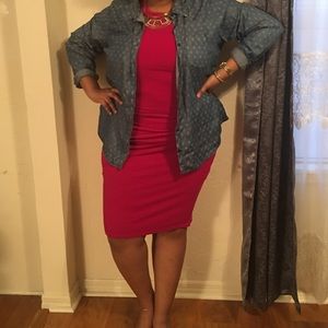 Pink t shirt dress from Forever 21