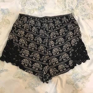 flowy elephant shorts