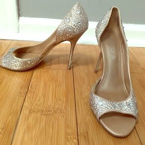 Aldo Aelizia Nude Crystal Heel