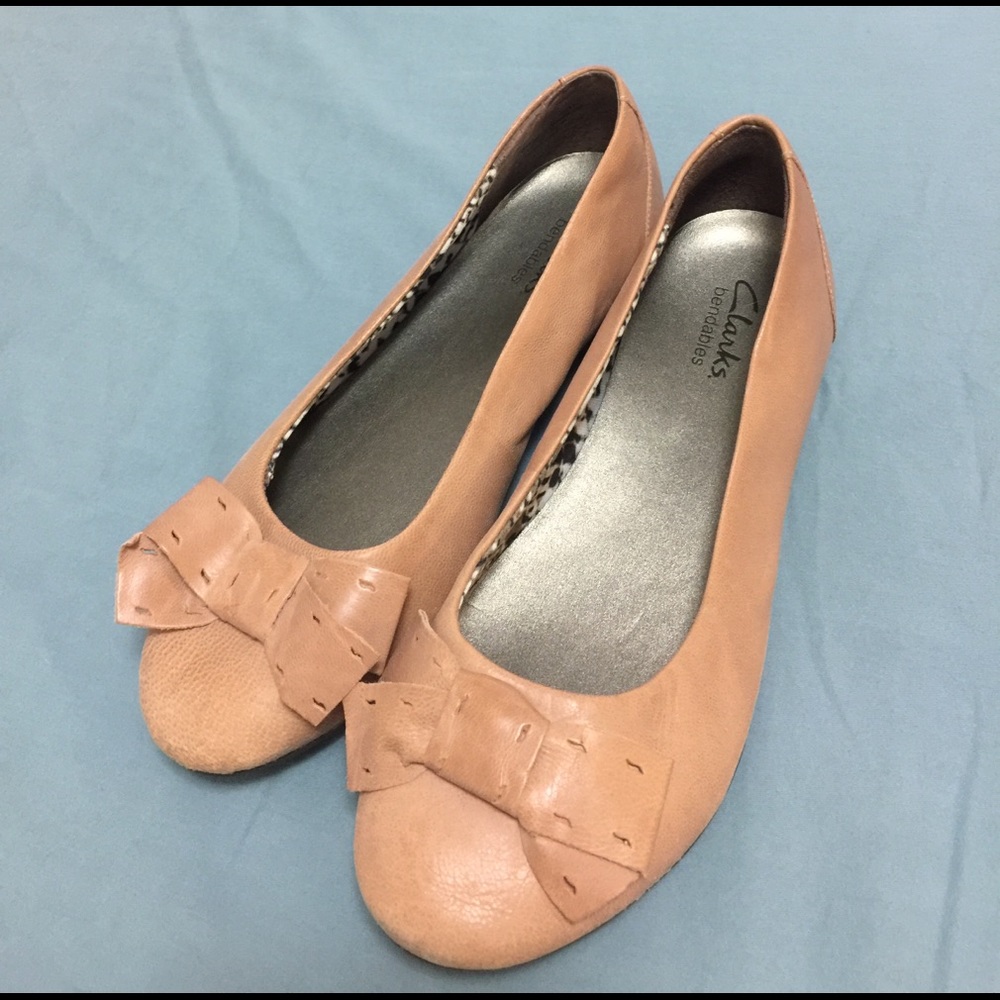Clarks Bendables leather flats Sz: 6M