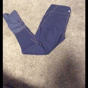Navy athleta yoga leggings