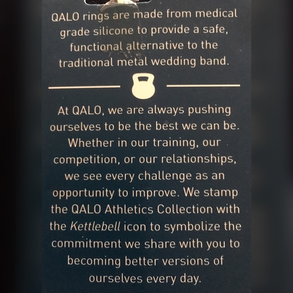 Qalo Silicone wedding band. - Picture 5 of 6