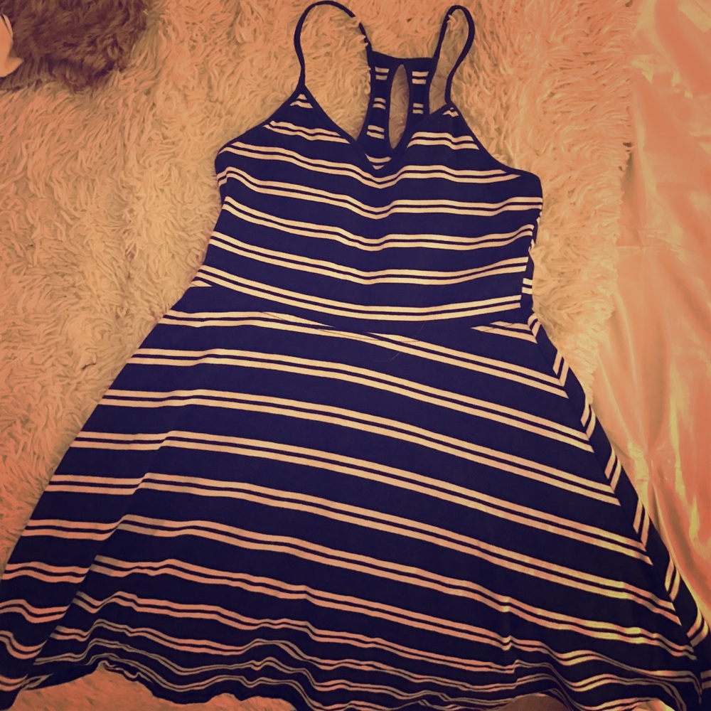 Blue cotton sun dress