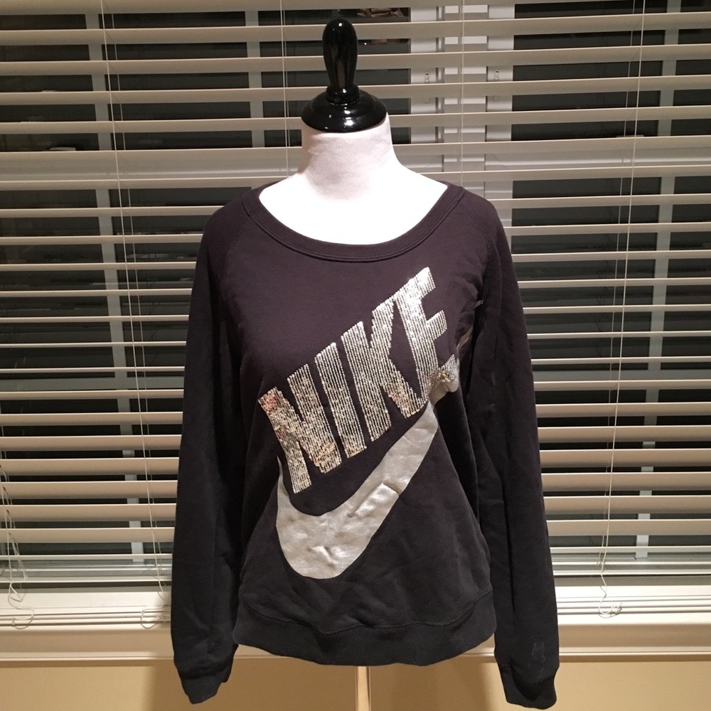Sequin Nike sweatshirt