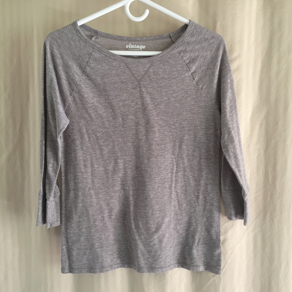 Gray Vintage Old Navy long sleeve tee