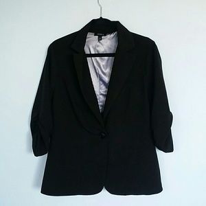 Plus Black Blazer