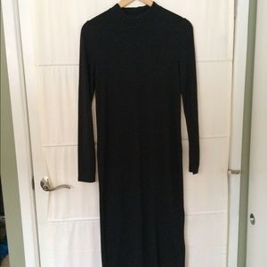 ASOS Midi Dress in Dark Grey