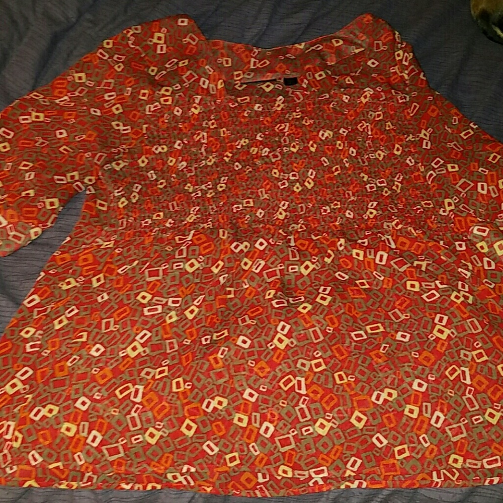 Sheer tunic womens top