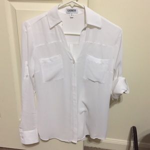 Express Convertible Sleeve Portofino Shirt