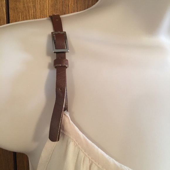 Pink, Cream & Blue Ruffled Dress - Picture 4 of 4