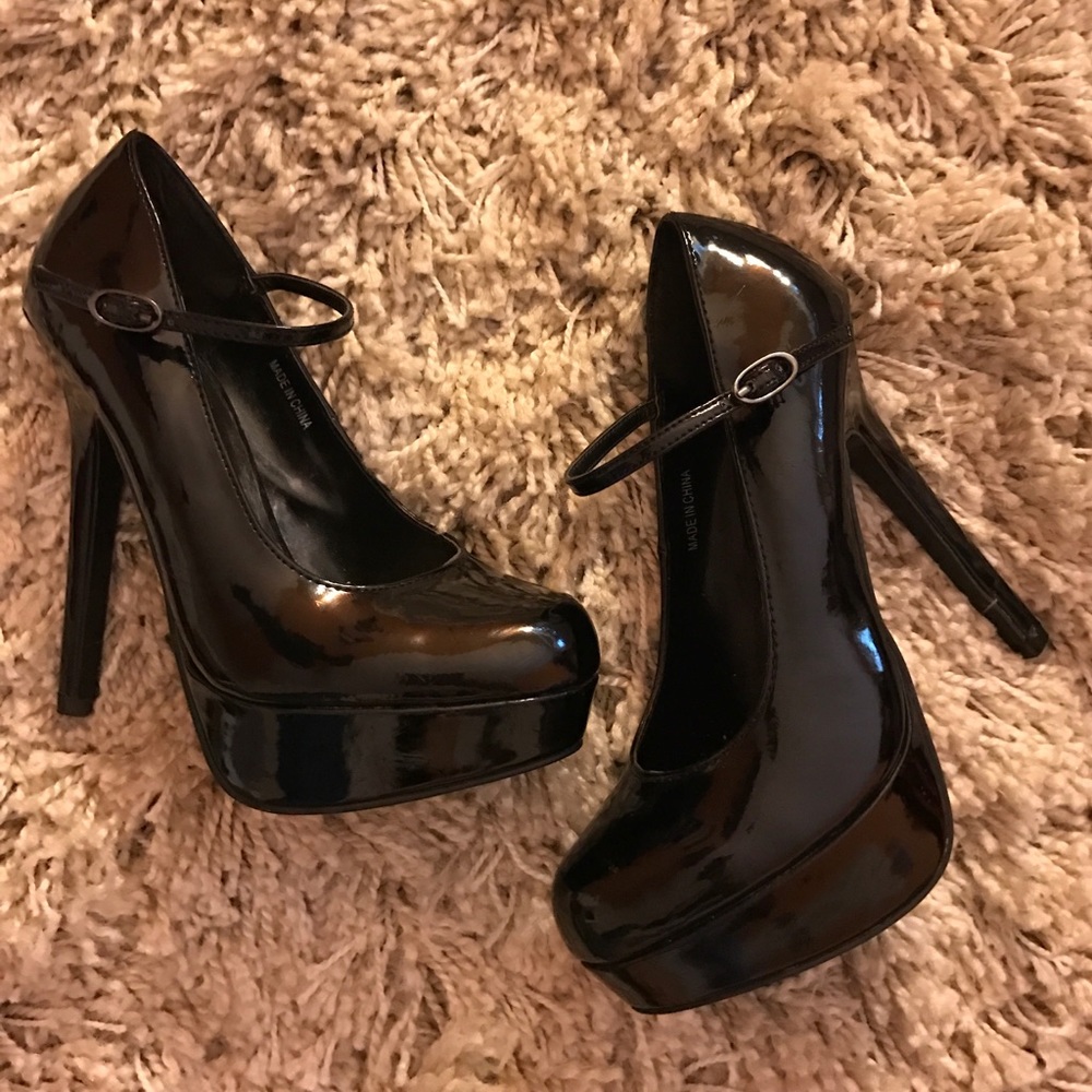 Forever 21 Black Platforms