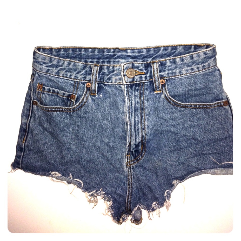 Urban outfitters high waisted denim short shorts
