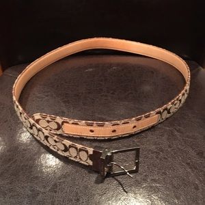 Authentic COACH reversible Belt