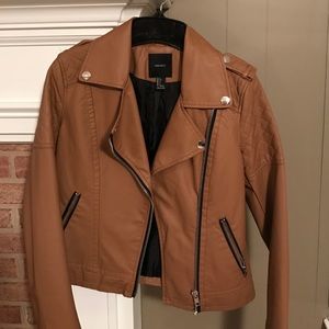 Forever 21 faux leather motorcycle jacket