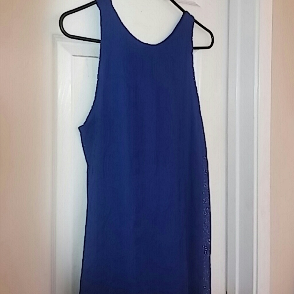 Royal blue dress